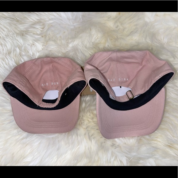 Rae Dunn Mama & Mini with Bear Matching Hats - Blush Pink Hat Set - Picture 3 of 3